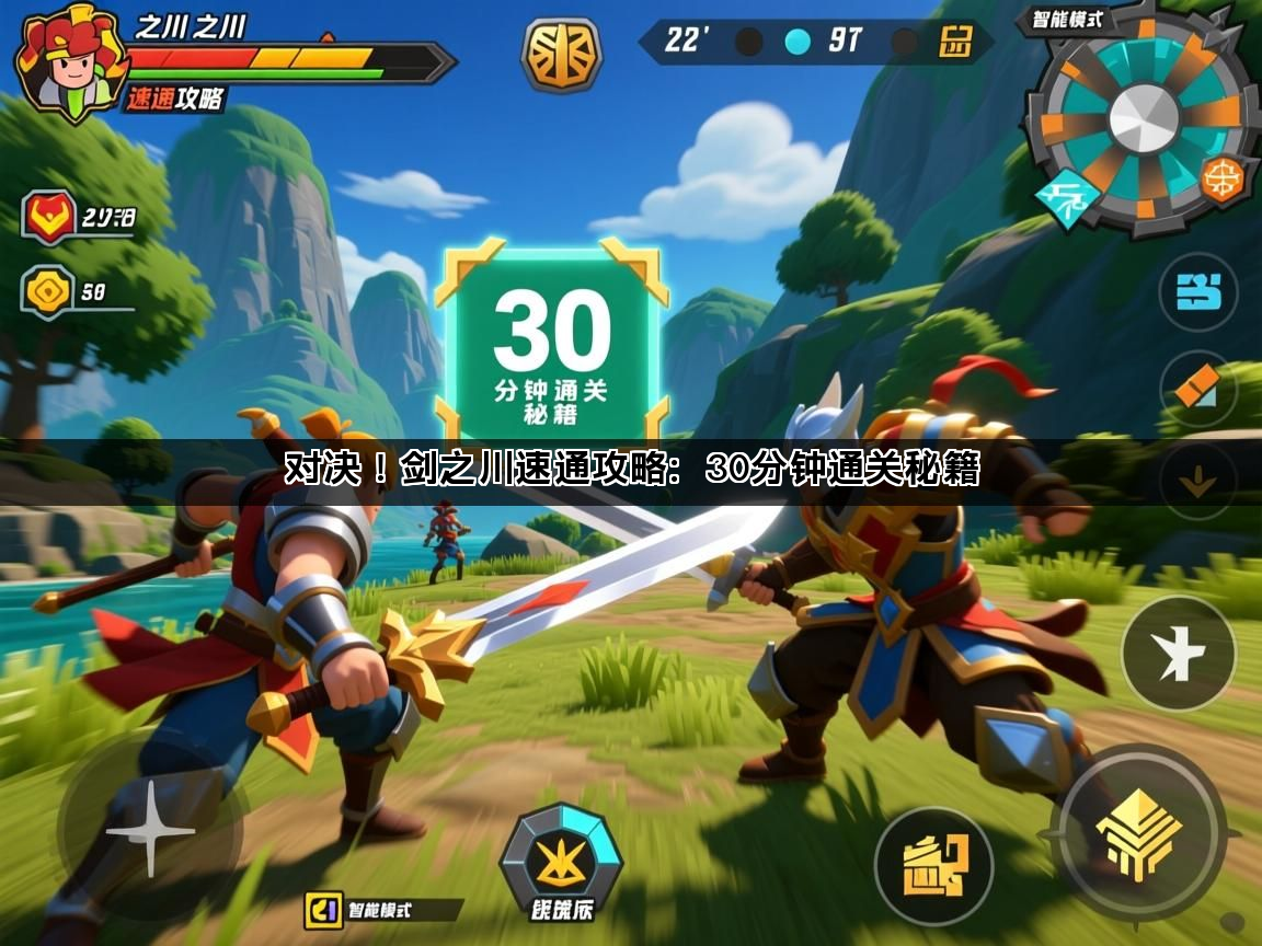 对决！剑之川速通攻略：30分钟通关秘籍(图1)